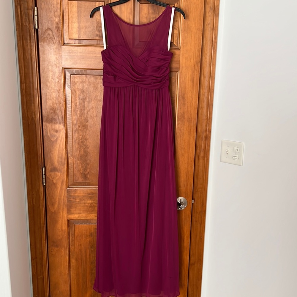 David’s Bridal A-Line Sangria Dress